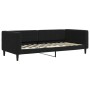Sofá cama con colchón terciopelo negro 90x200 cm de vidaXL, Camas y somieres - Ref: Foro24-3196671, Precio: 298,62 €, Descuen...