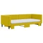 Sofá cama nido con colchón terciopelo amarillo 90x200 cm de vidaXL, Camas y somieres - Ref: Foro24-3196720, Precio: 442,71 €,...