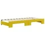 Sofá cama nido con colchón terciopelo amarillo 90x200 cm de vidaXL, Camas y somieres - Ref: Foro24-3196720, Precio: 442,71 €,...