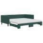 Sofá cama nido con colchón terciopelo verde oscuro 100x200 cm de vidaXL, Camas y somieres - Ref: Foro24-3196724, Precio: 429,...