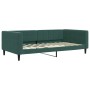 Sofá cama nido con colchón terciopelo verde oscuro 100x200 cm de vidaXL, Camas y somieres - Ref: Foro24-3196724, Precio: 429,...