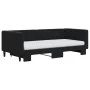 Sofá cama nido con colchón terciopelo negro 90x190 cm de vidaXL, Camas y somieres - Ref: Foro24-3196730, Precio: 416,11 €, De...