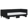 Sofá cama nido con colchón terciopelo negro 90x190 cm de vidaXL, Camas y somieres - Ref: Foro24-3196730, Precio: 420,80 €, De...