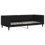 Sofá cama nido con colchón terciopelo negro 90x190 cm de vidaXL, Camas y somieres - Ref: Foro24-3196730, Precio: 416,11 €, De...