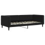 Sofá cama nido con colchón terciopelo negro 90x190 cm de vidaXL, Camas y somieres - Ref: Foro24-3196730, Precio: 420,80 €, De...