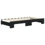 Sofá cama nido con colchón terciopelo negro 90x190 cm de vidaXL, Camas y somieres - Ref: Foro24-3196730, Precio: 416,11 €, De...