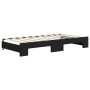 Sofá cama nido con colchón terciopelo negro 90x190 cm de vidaXL, Camas y somieres - Ref: Foro24-3196730, Precio: 420,80 €, De...