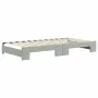 Sofá cama nido con colchón terciopelo gris claro 100x200 cm de vidaXL, Camas y somieres - Ref: Foro24-3196722, Precio: 432,60...