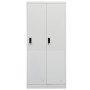 Armario de acero gris claro 80x50x180 cm de vidaXL, Armarios roperos - Ref: Foro24-335967, Precio: 320,89 €, Descuento: %
