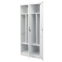 Armario de acero gris claro 80x50x180 cm de vidaXL, Armarios roperos - Ref: Foro24-335967, Precio: 320,89 €, Descuento: %