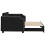 Sofá cama nido tela negro 90x200 cm de vidaXL, Camas y somieres - Ref: Foro24-3197636, Precio: 261,70 €, Descuento: %