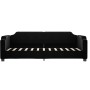 Sofá cama nido tela negro 90x200 cm de vidaXL, Camas y somieres - Ref: Foro24-3197636, Precio: 261,70 €, Descuento: %