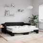 Sofá cama nido tela negro 80x200 cm de vidaXL, Camas y somieres - Ref: Foro24-3197631, Precio: 256,19 €, Descuento: %