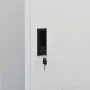 Armario de acero gris claro 80x50x180 cm de vidaXL, Armarios roperos - Ref: Foro24-335967, Precio: 320,89 €, Descuento: %