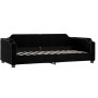 Sofá cama nido tela negro 80x200 cm de vidaXL, Camas y somieres - Ref: Foro24-3197631, Precio: 256,19 €, Descuento: %