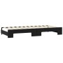 Sofá cama nido tela negro 80x200 cm de vidaXL, Camas y somieres - Ref: Foro24-3197631, Precio: 256,19 €, Descuento: %
