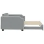 Sofá cama nido tela gris claro 100x200 cm de vidaXL, Camas y somieres - Ref: Foro24-3197639, Precio: 267,82 €, Descuento: %