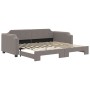 Sofá cama nido tela gris taupe 80x200 cm de vidaXL, Camas y somieres - Ref: Foro24-3197632, Precio: 256,29 €, Descuento: %