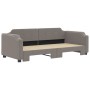 Sofá cama nido tela gris taupe 80x200 cm de vidaXL, Camas y somieres - Ref: Foro24-3197632, Precio: 256,29 €, Descuento: %