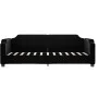Sofá cama nido tela negro 100x200 cm de vidaXL, Camas y somieres - Ref: Foro24-3197641, Precio: 268,16 €, Descuento: %