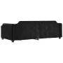 Sofá cama nido tela negro 100x200 cm de vidaXL, Camas y somieres - Ref: Foro24-3197641, Precio: 268,16 €, Descuento: %