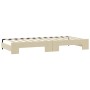 Sofá cama nido con colchón tela crema 80x200 cm de vidaXL, Camas y somieres - Ref: Foro24-3197651, Precio: 425,06 €, Descuent...