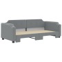 Sofá cama nido tela gris claro 90x190 cm de vidaXL, Camas y somieres - Ref: Foro24-3197644, Precio: 250,91 €, Descuento: %