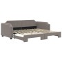 Sofá cama nido tela gris taupe 100x200 cm de vidaXL, Camas y somieres - Ref: Foro24-3197642, Precio: 273,90 €, Descuento: %