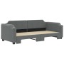 Sofá cama nido tela gris oscuro 90x200 cm de vidaXL, Camas y somieres - Ref: Foro24-3197635, Precio: 241,99 €, Descuento: %