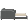 Sofá cama nido tela gris oscuro 100x200 cm de vidaXL, Camas y somieres - Ref: Foro24-3197640, Precio: 265,72 €, Descuento: %