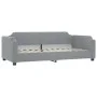 Sofá cama nido con colchón tela gris claro 100x200 cm de vidaXL, Camas y somieres - Ref: Foro24-3197657, Precio: 436,21 €, De...