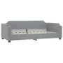 Sofá cama nido con colchón tela gris claro 90x200 cm de vidaXL, Camas y somieres - Ref: Foro24-3197652, Precio: 454,78 €, Des...