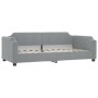 Sofá cama nido con colchón tela gris claro 90x200 cm de vidaXL, Camas y somieres - Ref: Foro24-3197652, Precio: 445,61 €, Des...