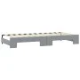 Sofá cama nido con colchón tela gris claro 90x200 cm de vidaXL, Camas y somieres - Ref: Foro24-3197652, Precio: 454,78 €, Des...