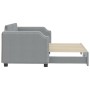 Sofá cama nido tela gris claro 80x200 cm de vidaXL, Camas y somieres - Ref: Foro24-3197629, Precio: 250,03 €, Descuento: %