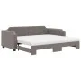 Sofá cama nido con colchón tela gris taupe 90x200 cm de vidaXL, Camas y somieres - Ref: Foro24-3197655, Precio: 451,39 €, Des...
