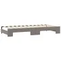 Sofá cama nido con colchón tela gris taupe 90x200 cm de vidaXL, Camas y somieres - Ref: Foro24-3197655, Precio: 451,39 €, Des...