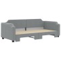 Sofá cama nido tela gris claro 90x200 cm de vidaXL, Camas y somieres - Ref: Foro24-3197634, Precio: 259,07 €, Descuento: %