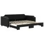 Sofá cama nido tela negro 90x190 cm de vidaXL, Camas y somieres - Ref: Foro24-3197646, Precio: 247,70 €, Descuento: %