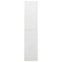 Armario de taquilla de acero blanco 90x40x180 cm de vidaXL, Armarios archivadores - Ref: Foro24-335970, Precio: 343,69 €, Des...