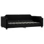 Sofá cama nido tela negro 90x190 cm de vidaXL, Camas y somieres - Ref: Foro24-3197646, Precio: 247,70 €, Descuento: %
