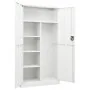 Armario de taquilla de acero blanco 90x40x180 cm de vidaXL, Armarios archivadores - Ref: Foro24-335970, Precio: 343,69 €, Des...