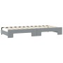 Sofá cama nido con colchón tela gris claro 80x200 cm de vidaXL, Camas y somieres - Ref: Foro24-3197647, Precio: 439,52 €, Des...