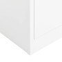 Armario de taquilla de acero blanco 90x40x180 cm de vidaXL, Armarios archivadores - Ref: Foro24-335970, Precio: 324,47 €, Des...