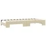 Sofá cama nido con colchón tela crema 90x200 cm de vidaXL, Camas y somieres - Ref: Foro24-3197656, Precio: 457,86 €, Descuent...