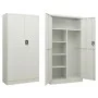 Armario de taquilla de acero gris claro 90x40x180 cm de vidaXL, Armarios archivadores - Ref: Foro24-335971, Precio: 285,41 €,...