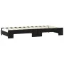 Sofá cama nido con colchón tela negro 90x190 cm de vidaXL, Camas y somieres - Ref: Foro24-3197664, Precio: 410,20 €, Descuent...