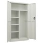 Armario de taquilla de acero gris claro 90x40x180 cm de vidaXL, Armarios archivadores - Ref: Foro24-335971, Precio: 289,72 €,...