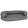 Cama para perros de espuma cuero sintético gris 75x53 cm en Camas para perros | Comprar online en Foru.es