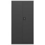 Armario de taquilla de acero gris antracita 90x40x180 cm de vidaXL, Armarios archivadores - Ref: Foro24-335973, Precio: 310,2...